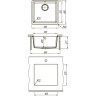 Кухонная мойка LEMARK SINARA 440-U шампань 9910072