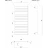 Полотенцесушитель электрический LEMARK UNIT LM45116E П16 500x1100, левый/правый