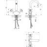 Смеситель для раковины LEMARK STANDARD LM2107C