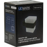 Стакан для зубных щеток LEMARK SMOOTH LINE с держателем чёрный 9732014